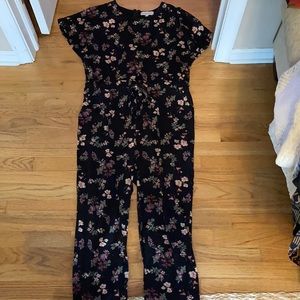 Piper & Scoot Bianca tie Floral Jumpsuit Worn Once